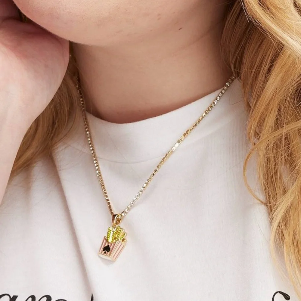 Kate Spade x Target French Fry Necklace - Picture 3 of 8